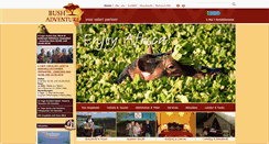 Desktop Screenshot of bushadventure.com