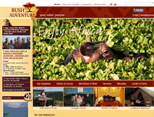 Tablet Screenshot of bushadventure.com